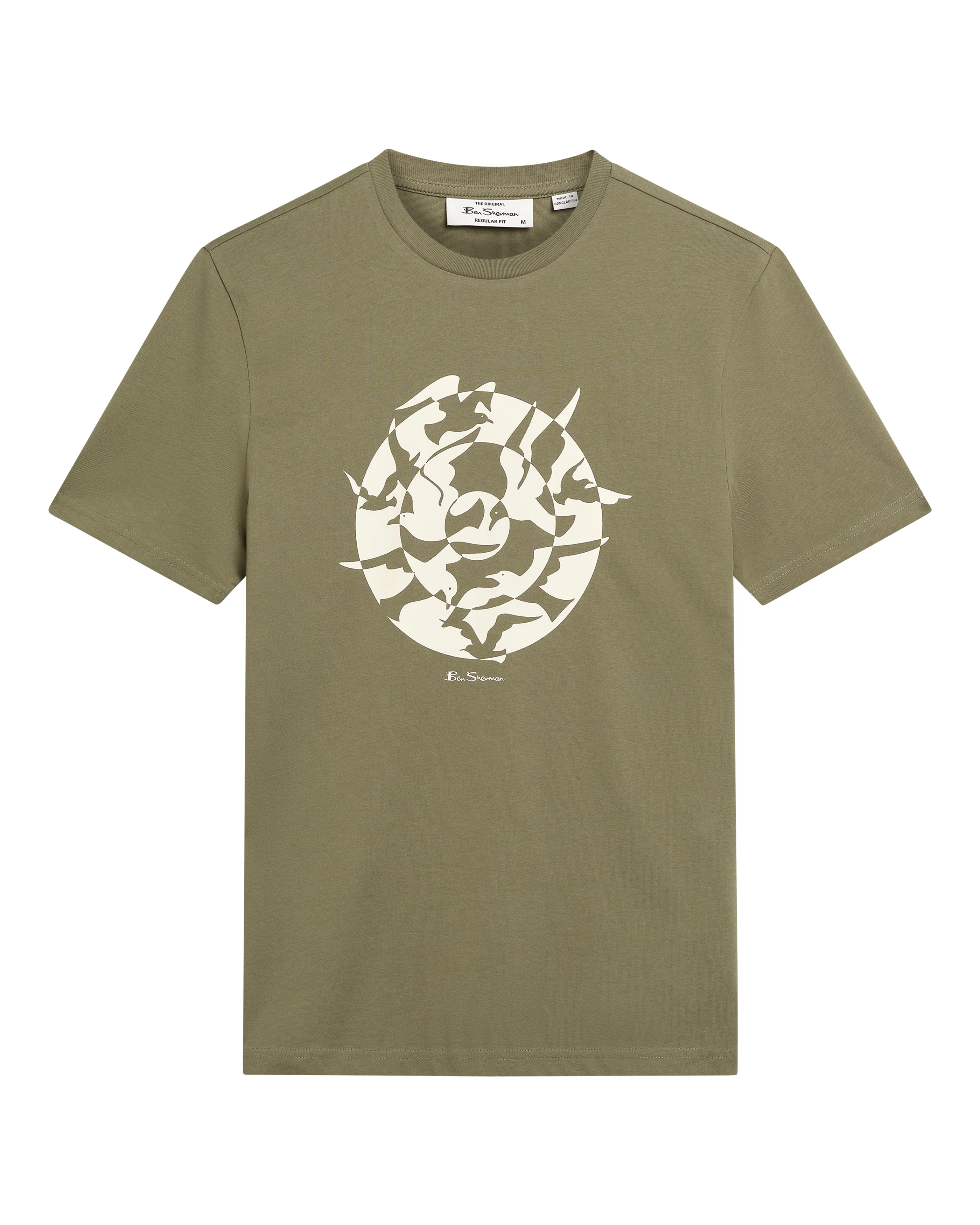 T-shirts korte mouw groen Ben Sherman
