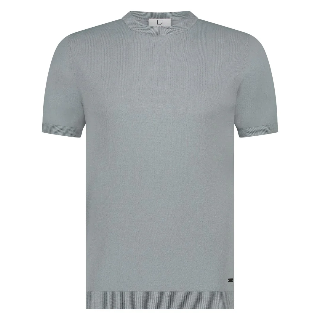 T-shirts korte mouw grijs Born With Appetite