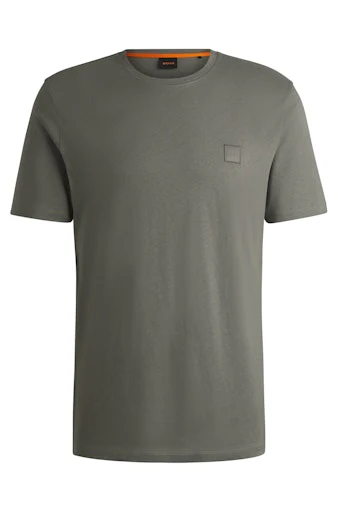 T-shirts korte mouw grijs Boss Men Black