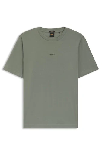 T-shirts korte mouw grijs Boss Men Orange