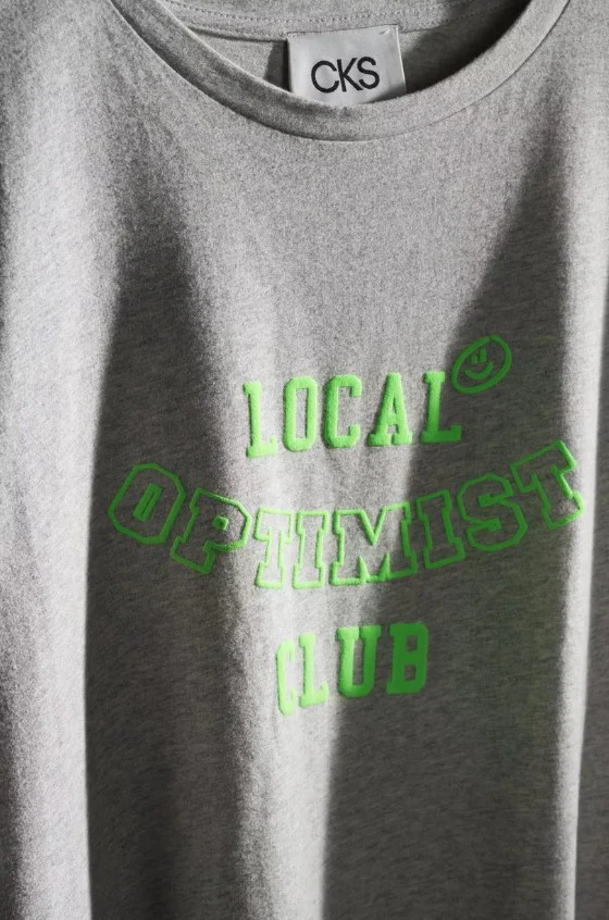 T-shirts korte mouw grijs CKS - Image 2
