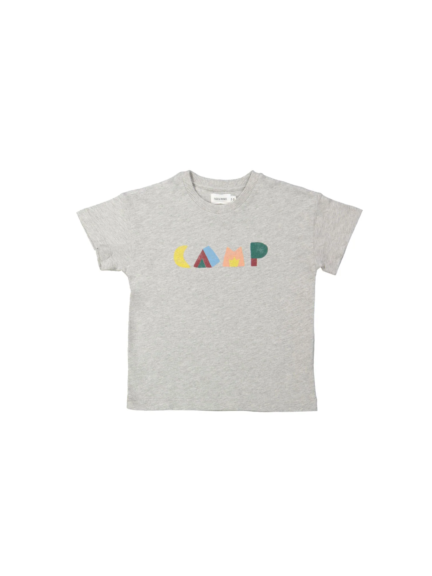 T-shirts korte mouw grijs Filou & Friends