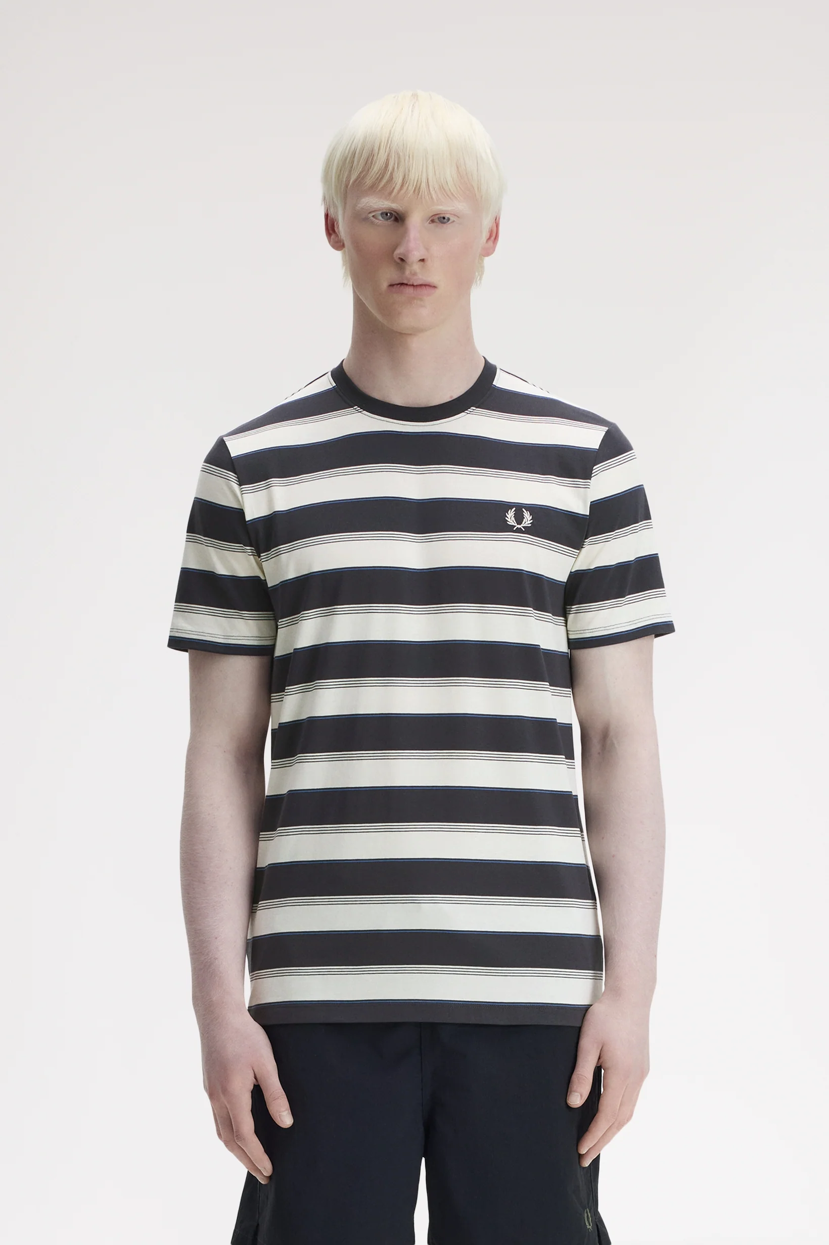 T-shirts korte mouw grijs Fred Perry