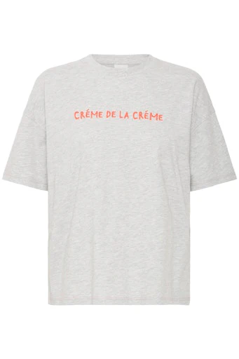 T-shirts korte mouw grijs ICHI