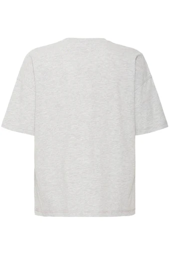 T-shirts korte mouw grijs ICHI - Image 2