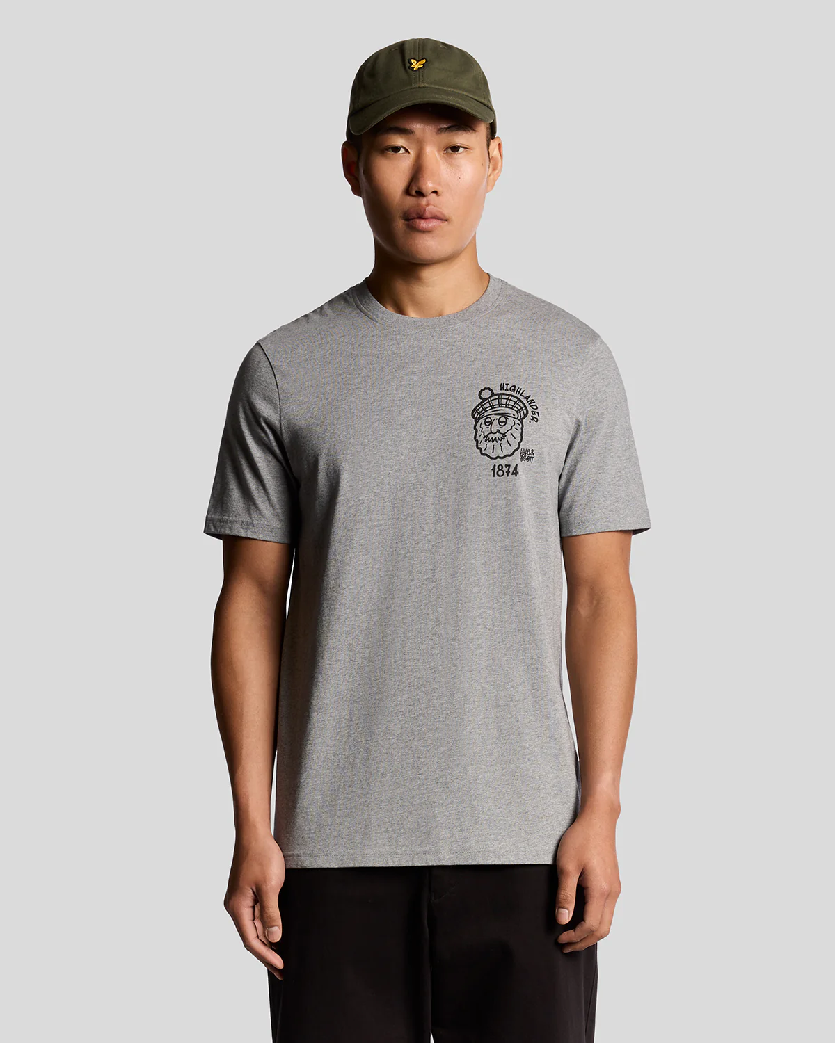 T-shirts korte mouw grijs Lyle & Scott