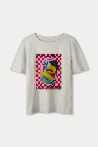 T-shirts korte mouw grijs POM Amsterdam
