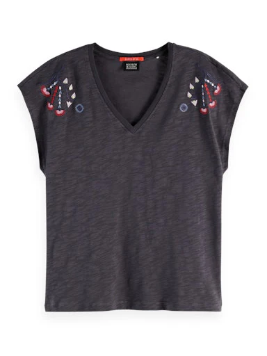T-shirts korte mouw grijs Scotch & Soda
