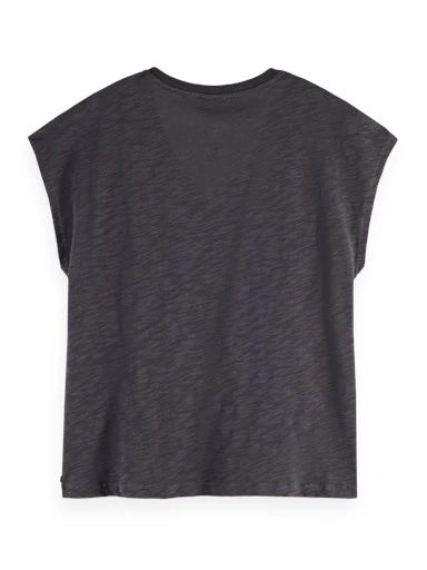 T-shirts korte mouw grijs Scotch & Soda - Image 3