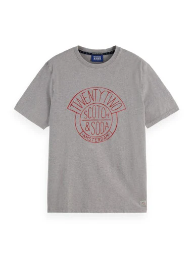 T-shirts korte mouw grijs Scotch & Soda