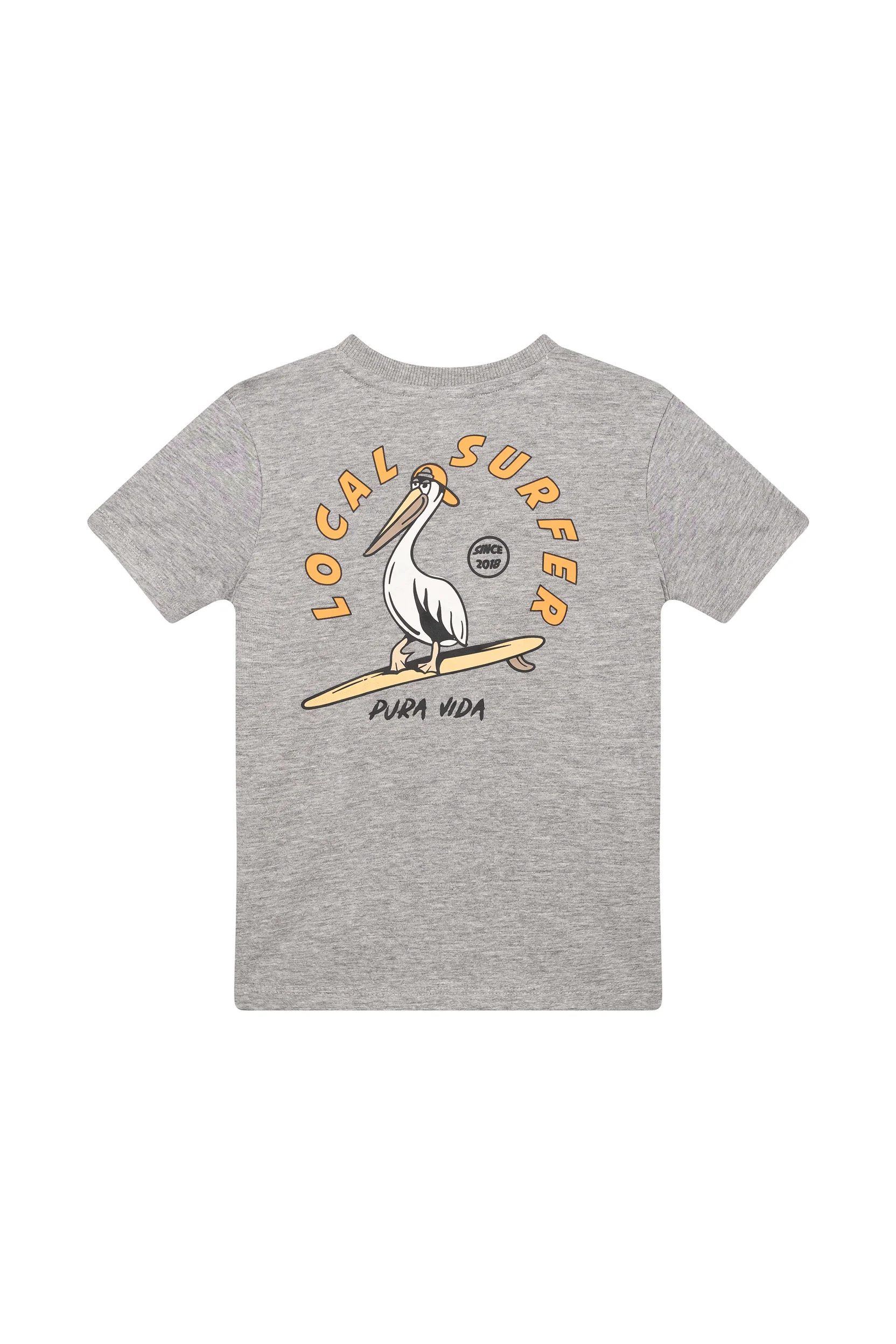 T-shirts korte mouw grijs Someone - Image 4