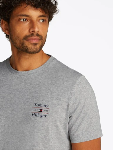 T-shirts korte mouw grijs Tommy Hilfiger - Image 4