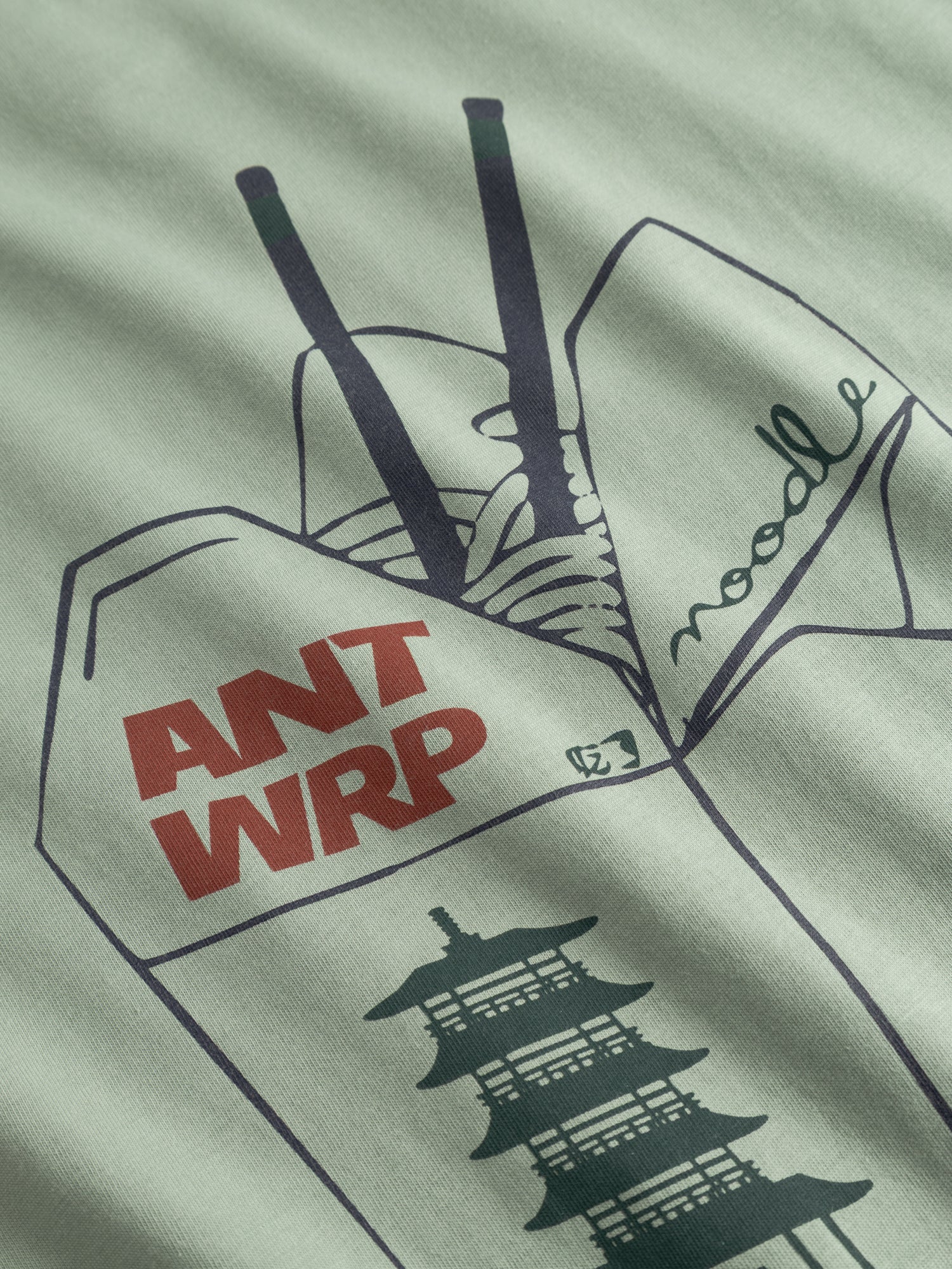 T-shirts korte mouw groen ANTWRP - Image 3