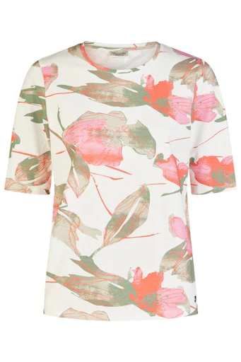 T-shirts korte mouw groen Barbara Lebek