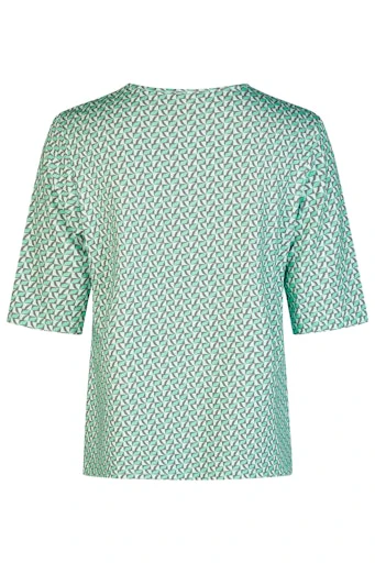 T-shirts korte mouw groen Barbara Lebek - Image 2