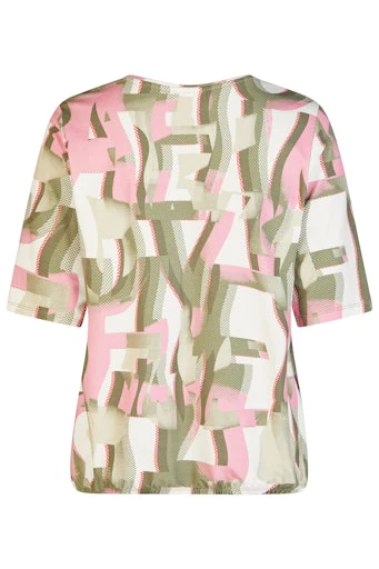 T-shirts korte mouw groen Barbara Lebek - Image 2