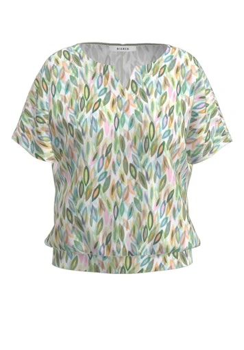 T-shirts korte mouw groen Bianca