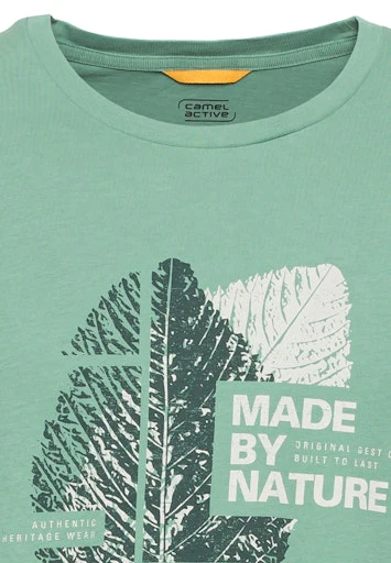 T-shirts korte mouw groen Camel active - Image 3
