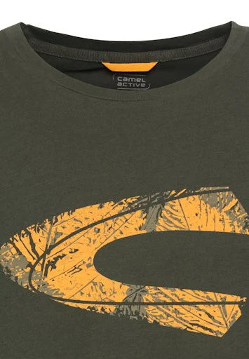 T-shirts korte mouw groen Camel active - Image 3