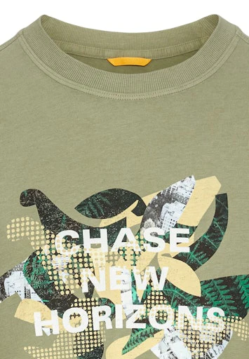 T-shirts korte mouw groen Camel active - Image 3
