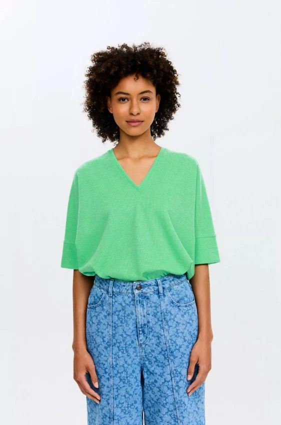 T-shirts korte mouw groen CKS