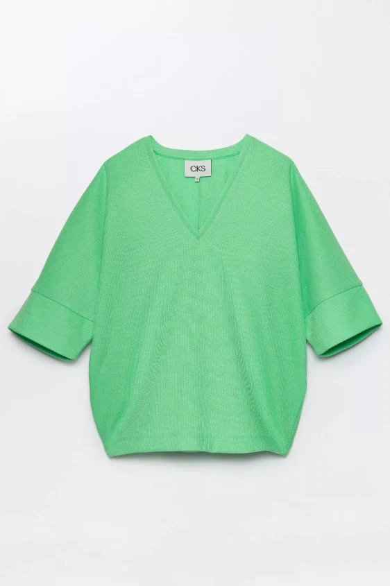T-shirts korte mouw groen CKS - Image 3