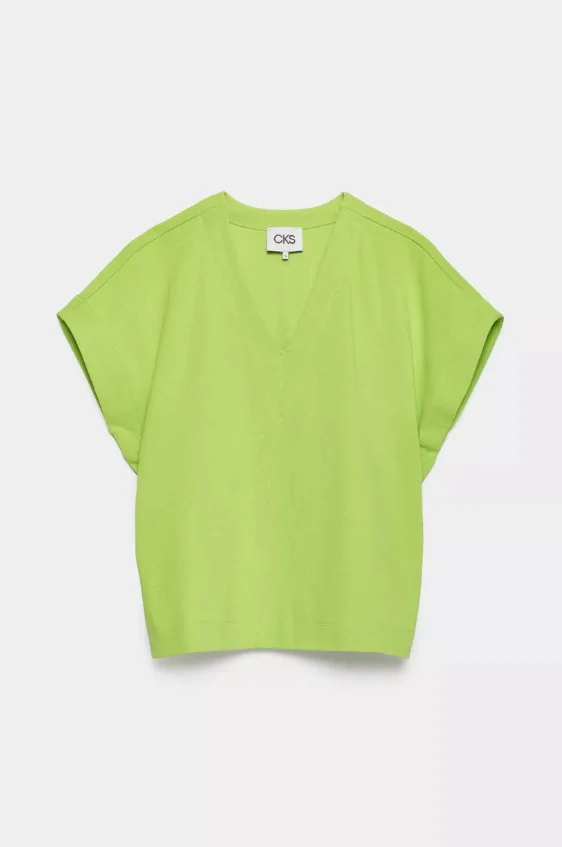 T-shirts korte mouw groen CKS - Image 4