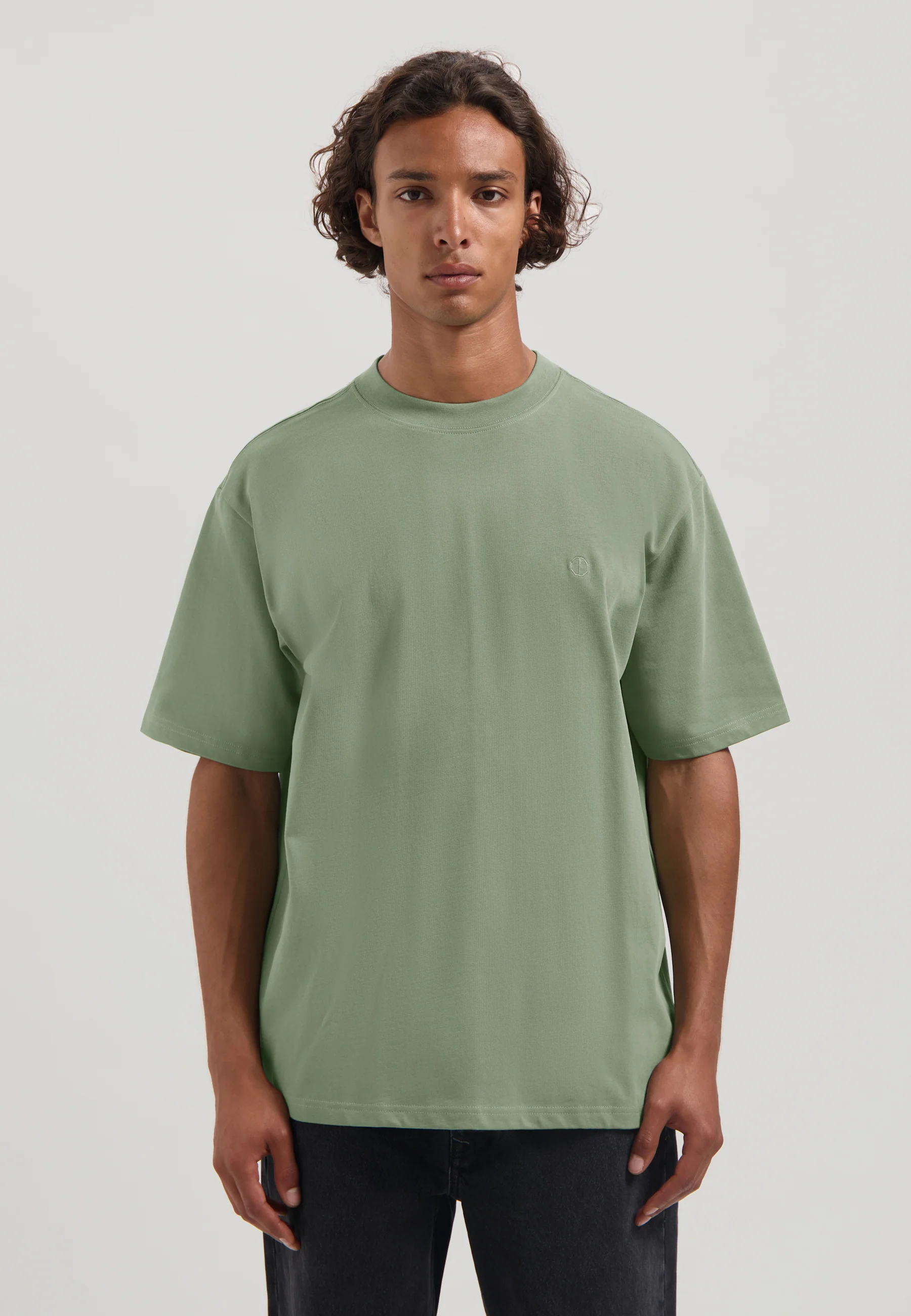 T-shirts korte mouw groen Dstrezzed