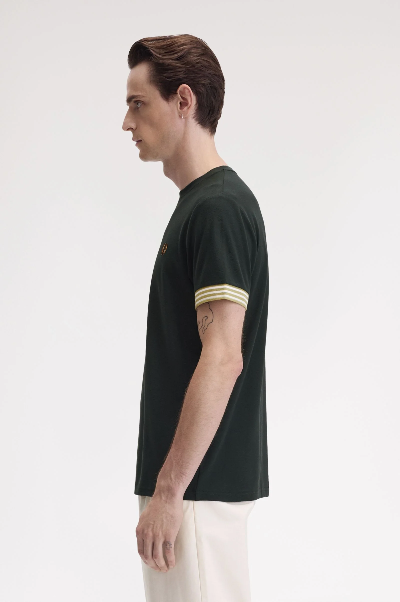 T-shirts korte mouw groen Fred Perry - Image 2