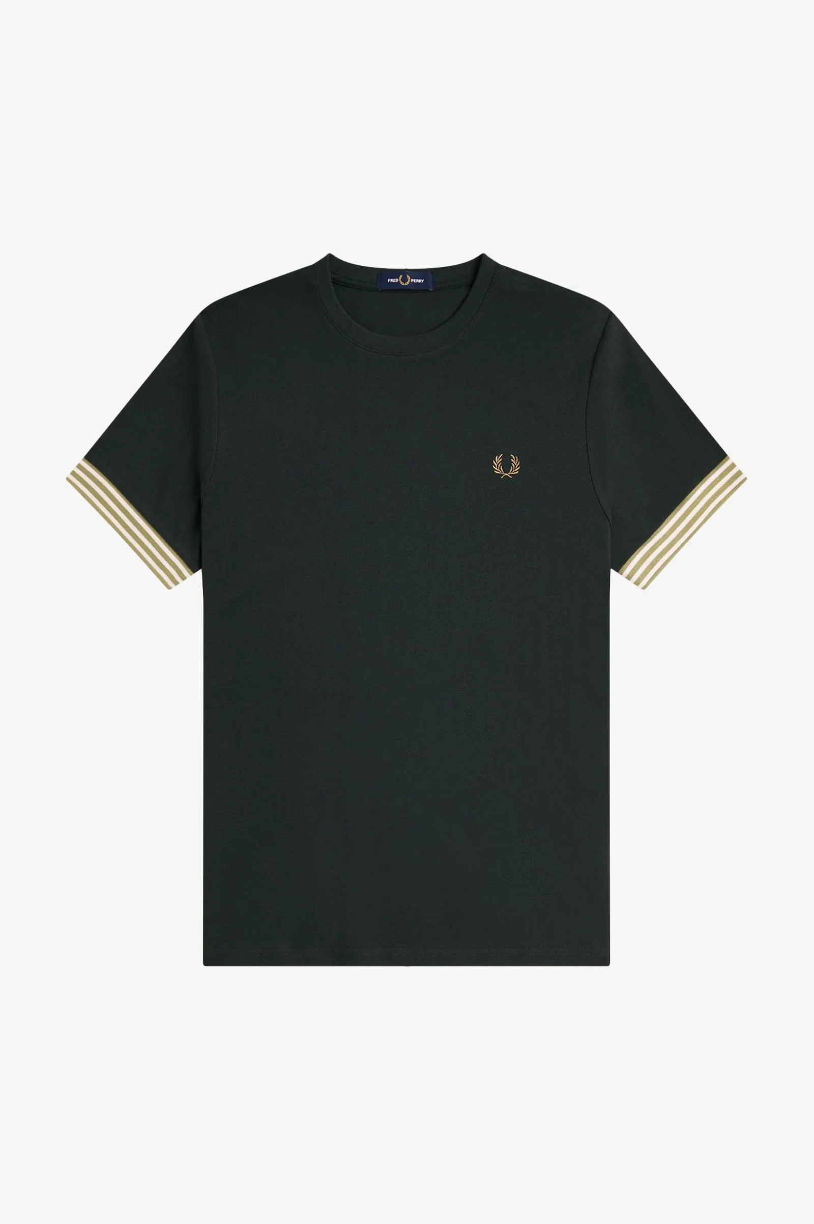T-shirts korte mouw groen Fred Perry - Image 3