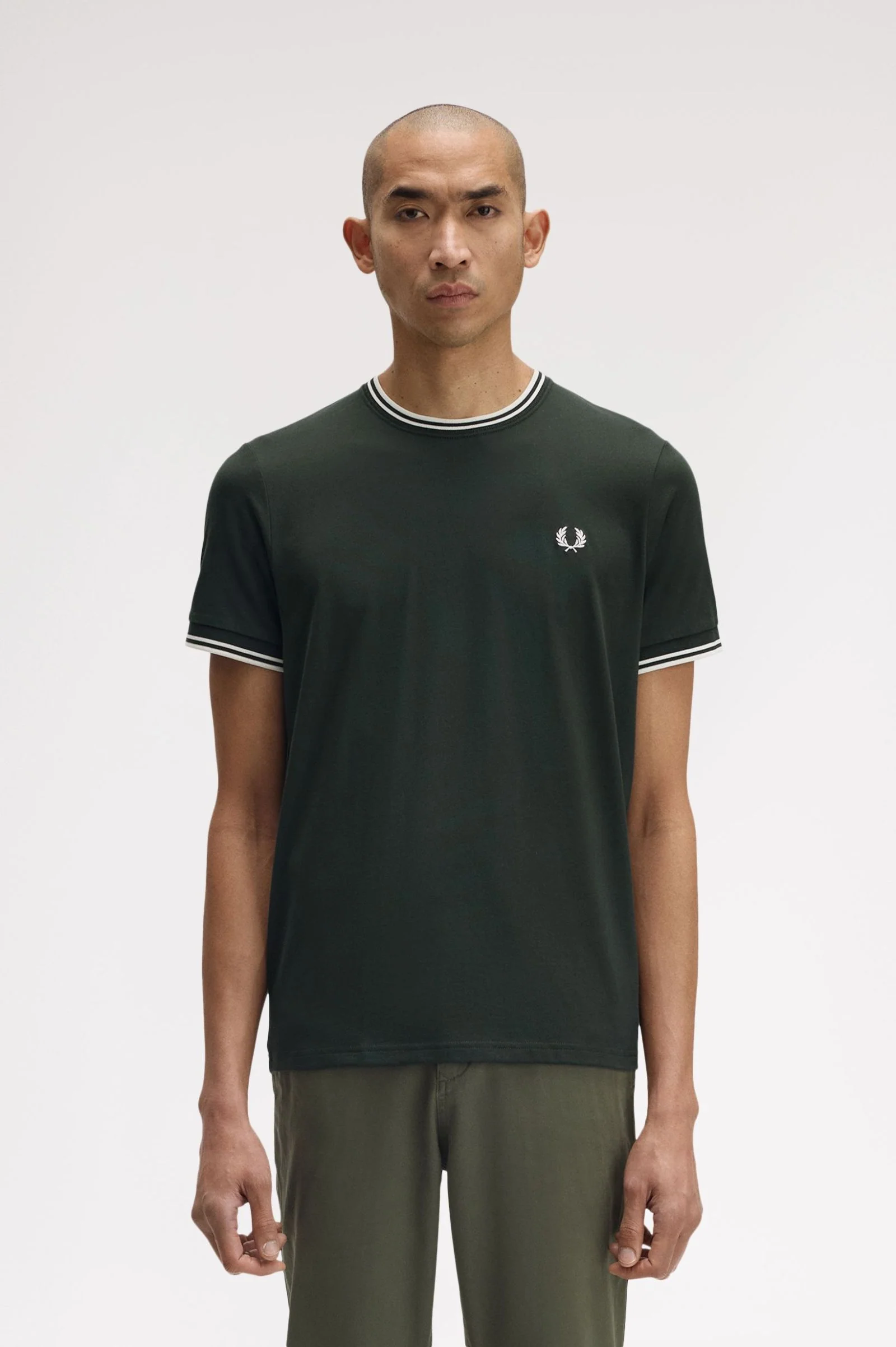 T-shirts korte mouw groen Fred Perry