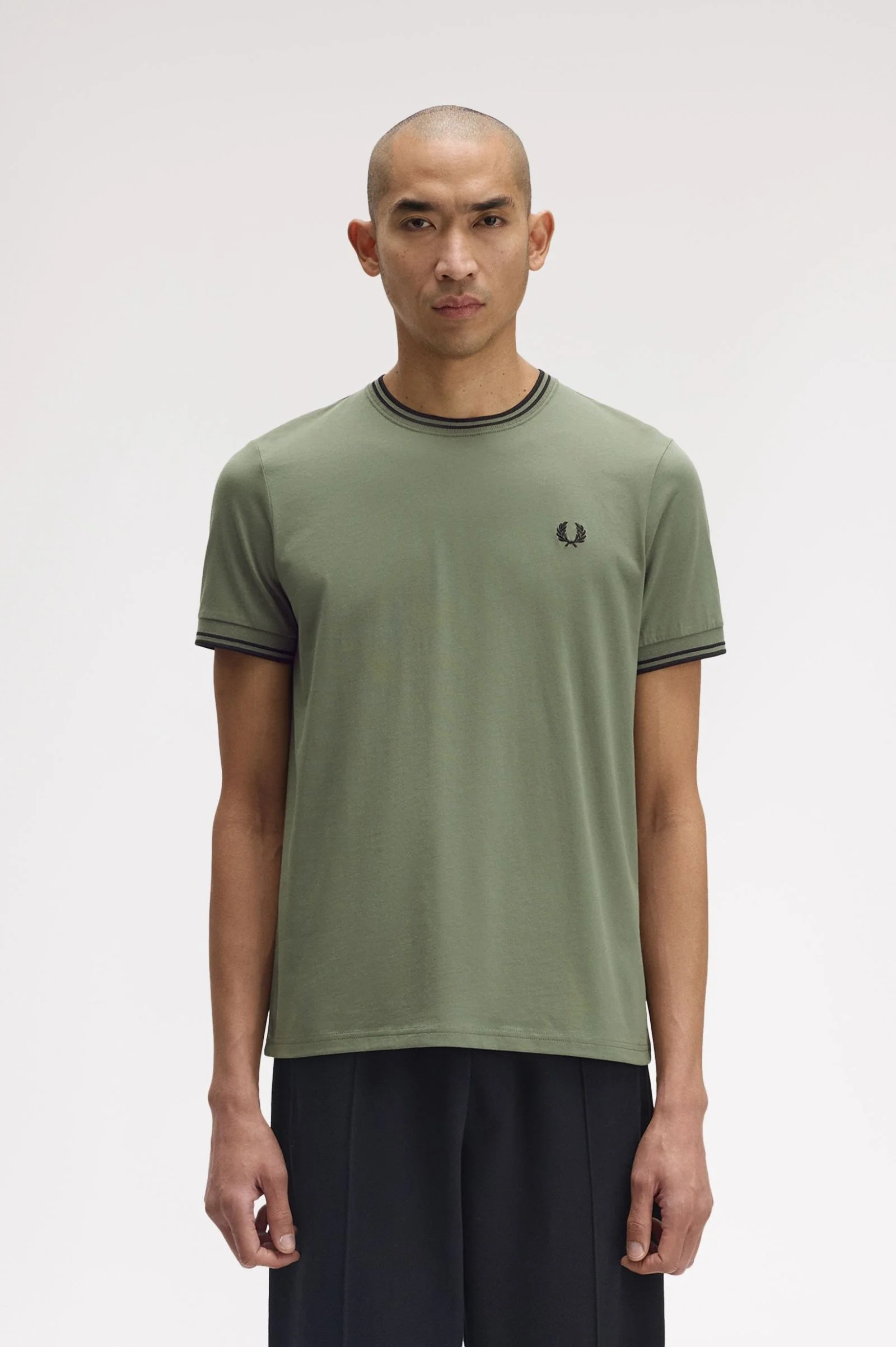 T-shirts korte mouw groen Fred Perry