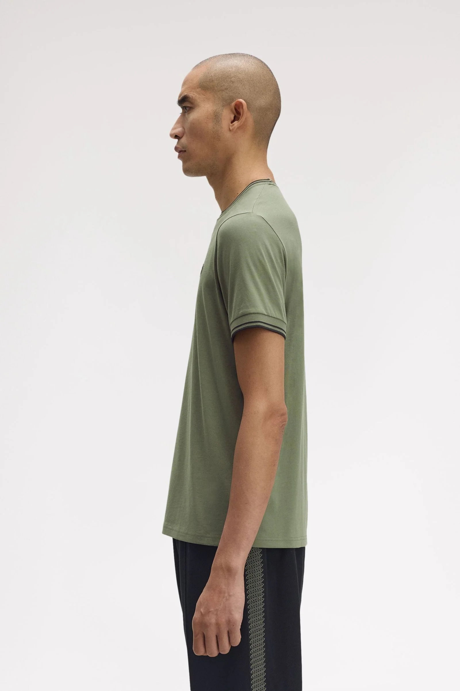 T-shirts korte mouw groen Fred Perry - Image 4