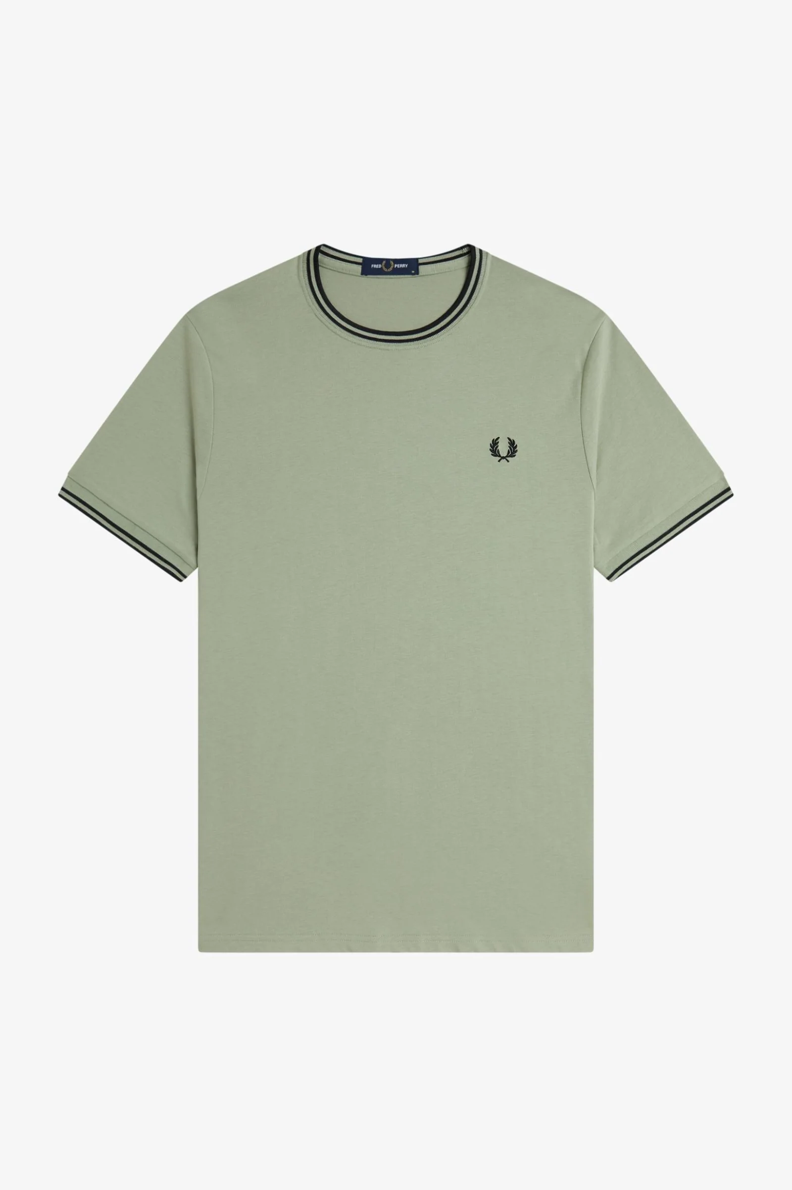 T-shirts korte mouw groen Fred Perry - Image 3
