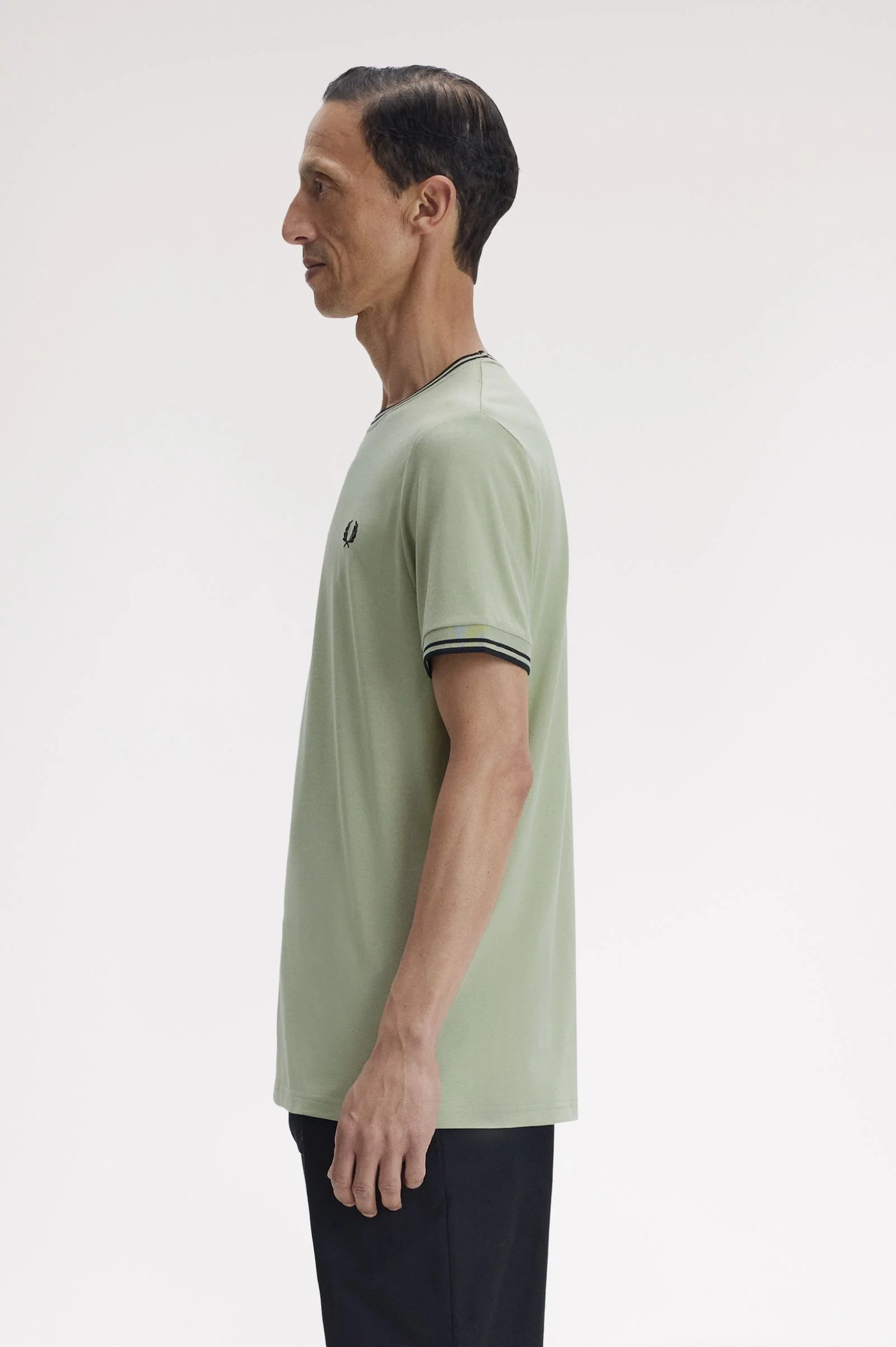 T-shirts korte mouw groen Fred Perry - Image 4