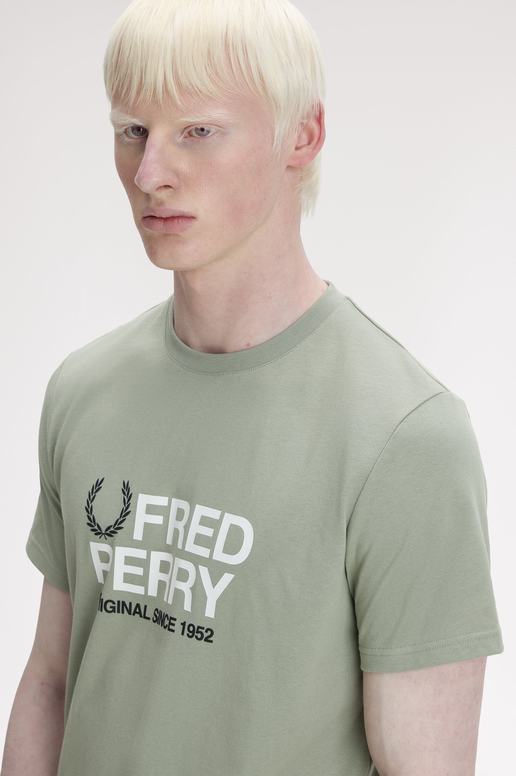 T-shirts korte mouw groen Fred Perry - Image 3