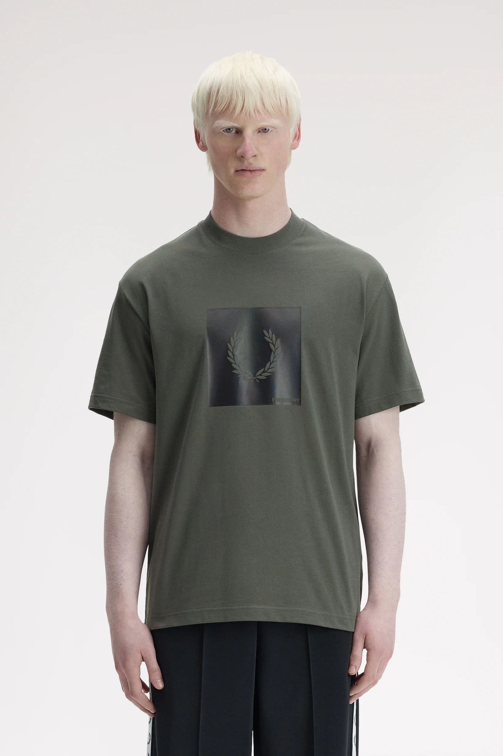 T-shirts korte mouw groen Fred Perry