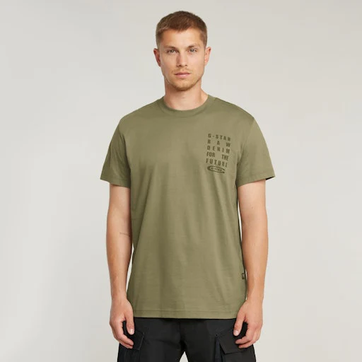 T-shirts korte mouw groen G-Star Raw