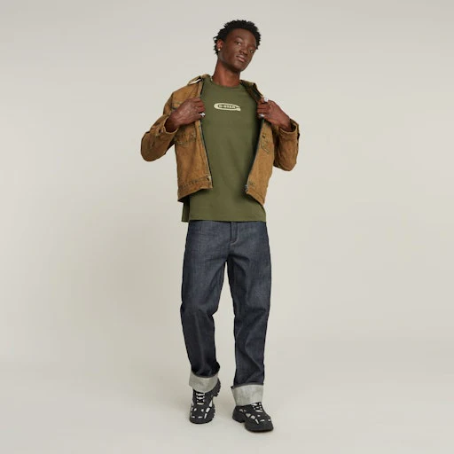 T-shirts korte mouw groen G-Star Raw - Image 3