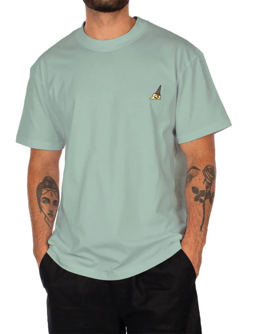T-shirts korte mouw groen Iriedaily