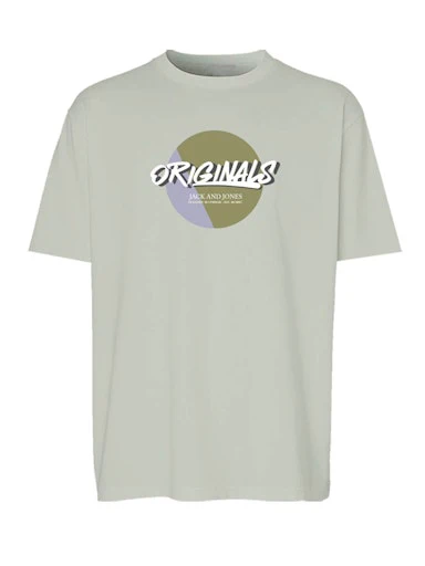 T-shirts korte mouw groen JACK & JONES JUNIOR