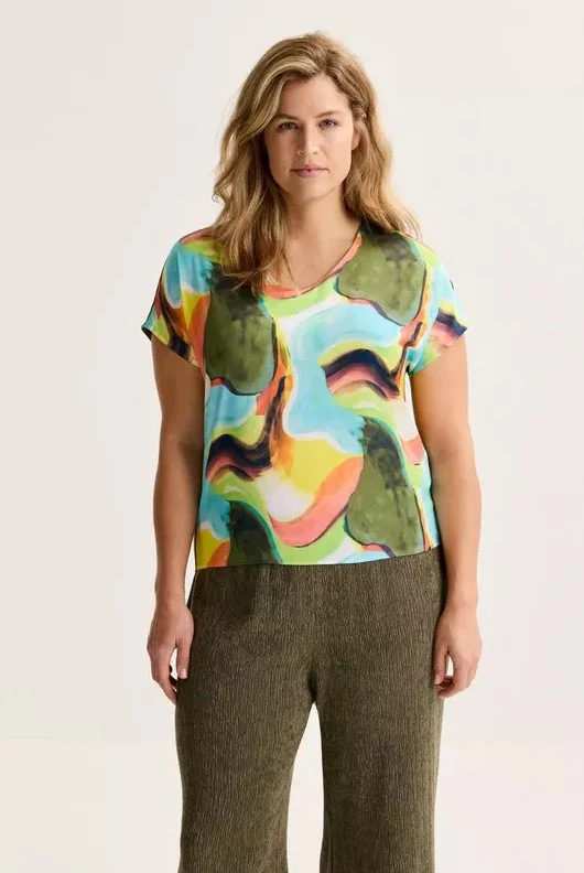 T-shirts korte mouw groen Mayerline