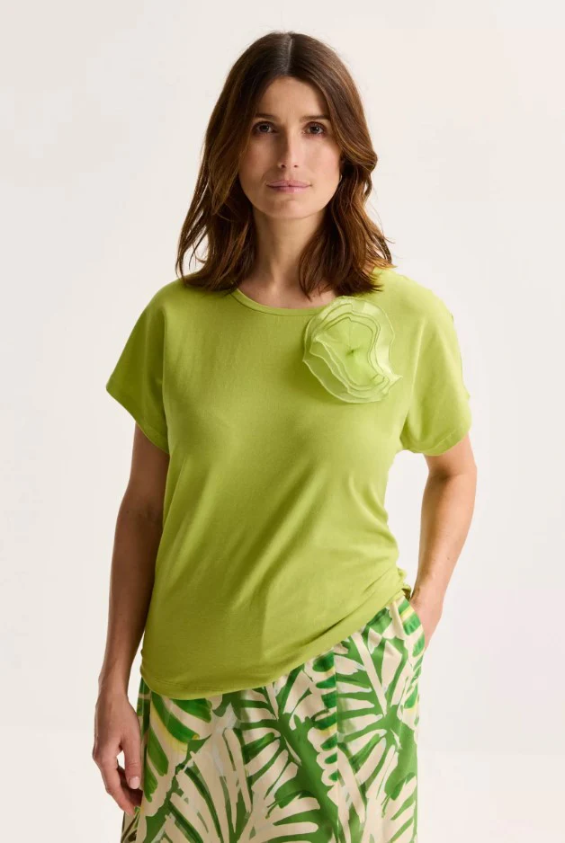 T-shirts korte mouw groen Mayerline