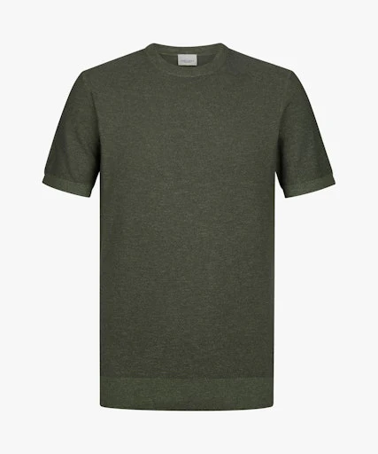 T-shirts korte mouw groen Profuomo