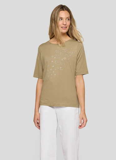 T-shirts korte mouw groen Rabe - Image 2