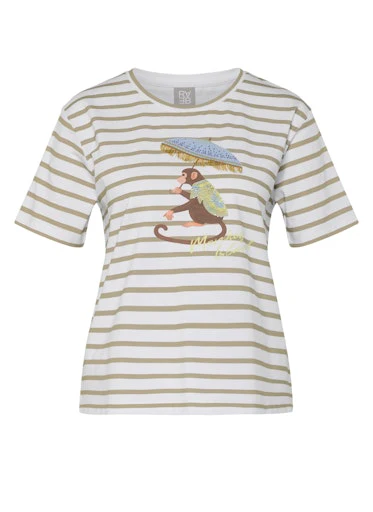 T-shirts korte mouw groen Rabe - Image 7
