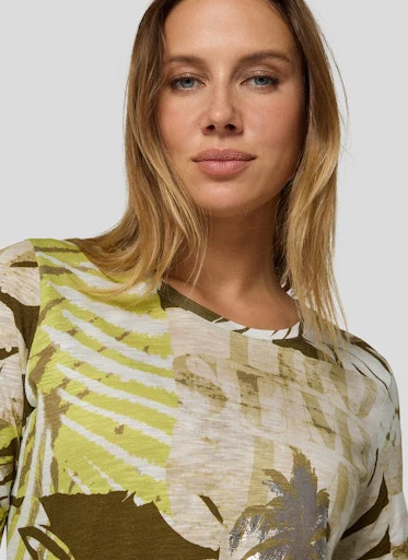 T-shirts korte mouw groen Rabe - Image 3