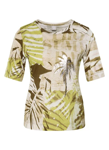 T-shirts korte mouw groen Rabe - Image 7