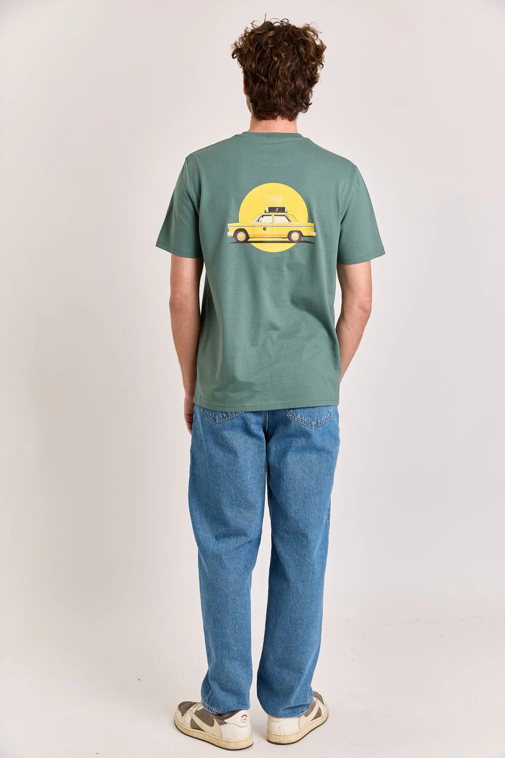 T-shirts korte mouw groen STRØM - Image 4