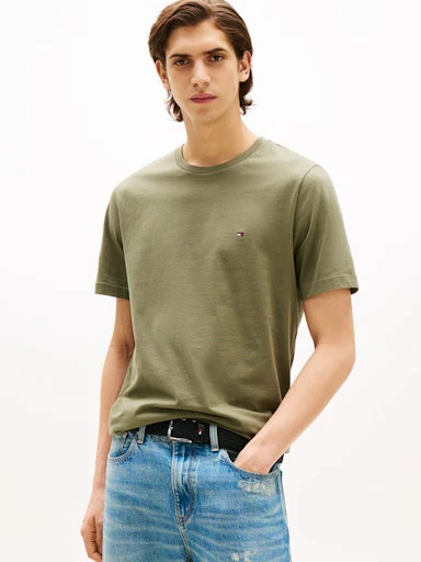 T-shirts korte mouw groen Tommy Hilfiger